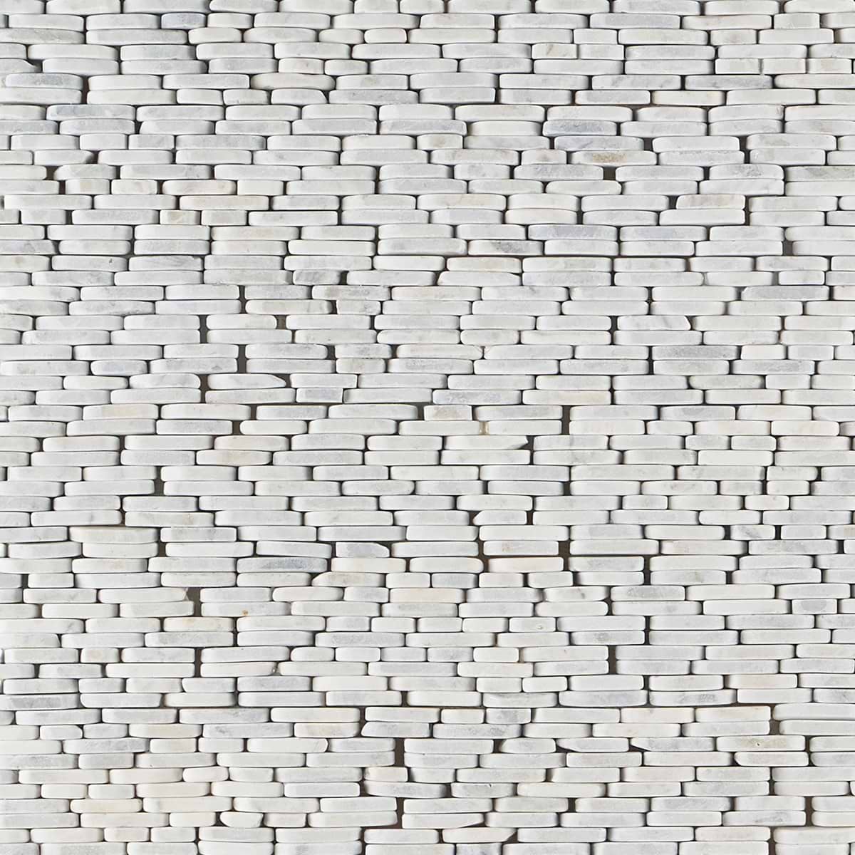 Pebblestone Carrara Stacked Sliced Natural Stone 