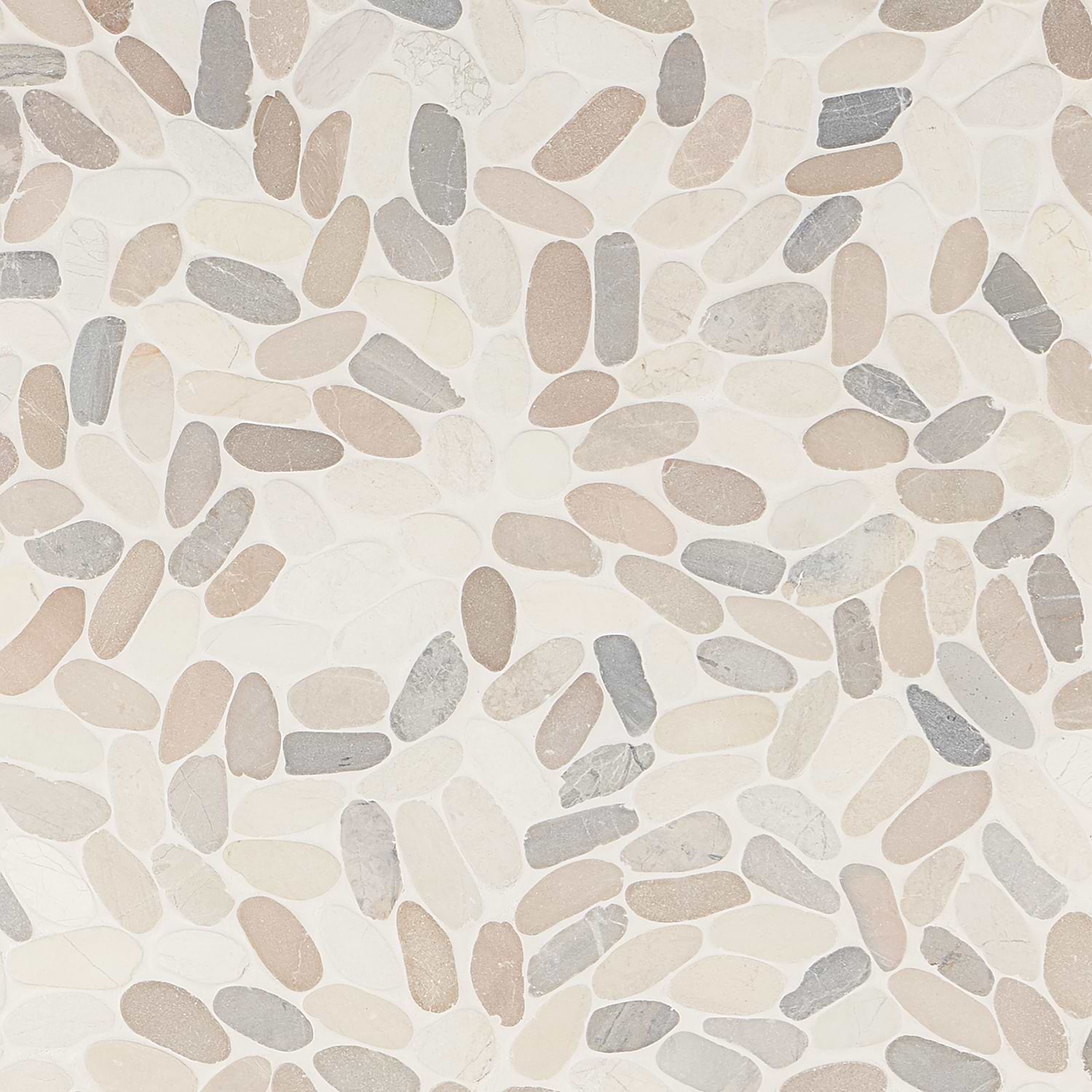 Pebblestone Lombok Sliced Flat Oval Natural Stone 