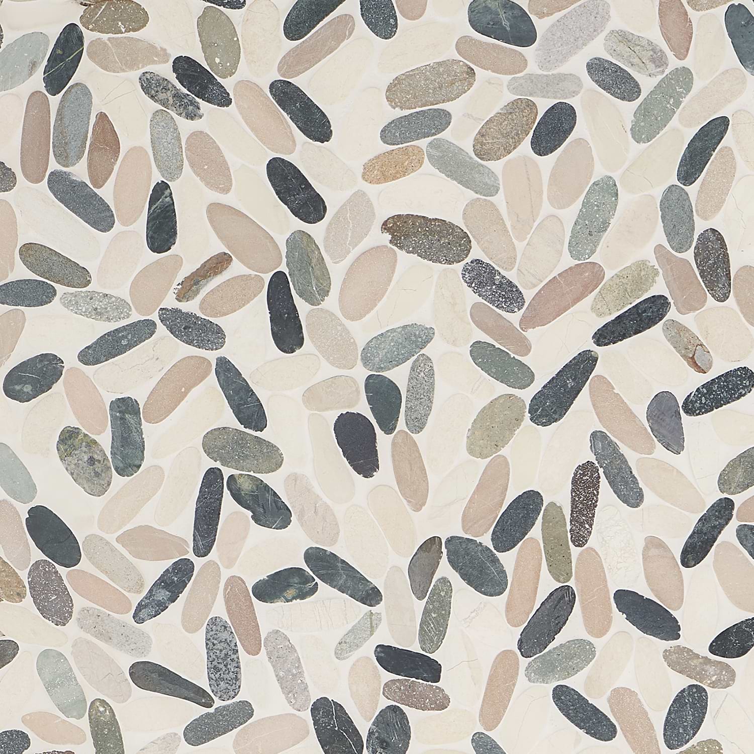 Pebblestone Raja Ampat Sliced Flat Oval Natural Stone 