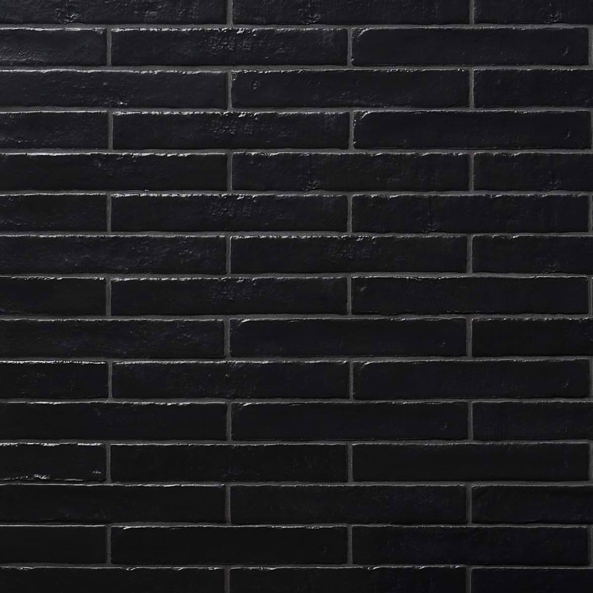 Artist Coal Black 1.5x9 Matte Ceramic Tile