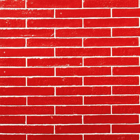 Artist Crimson Red 1.5x9 Glossy Ceramic Tile