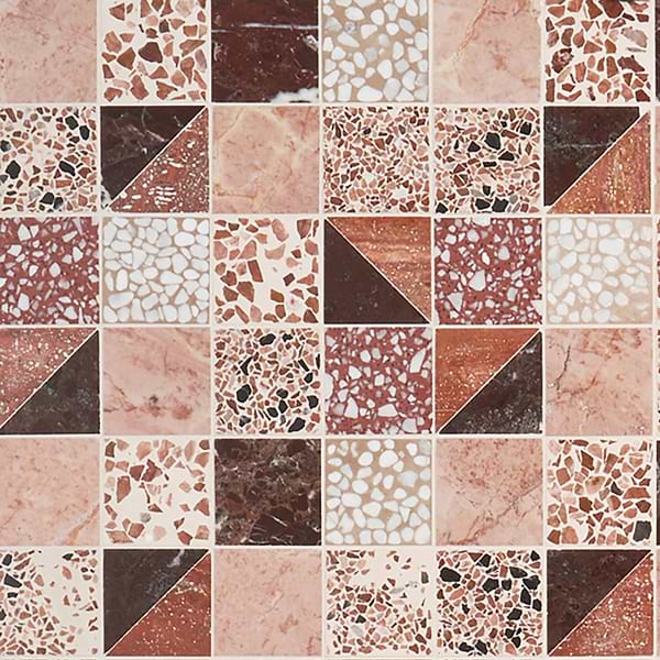 Elizabeth Sutton Terrazzi Cardinal Mixed Finish Marble + Terrazzo