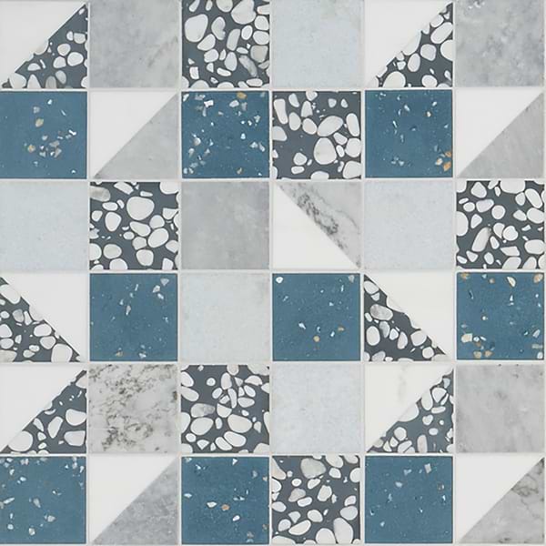 Elizabeth Sutton Terrazzi Starling Mixed Finish Marble + Terrazzo