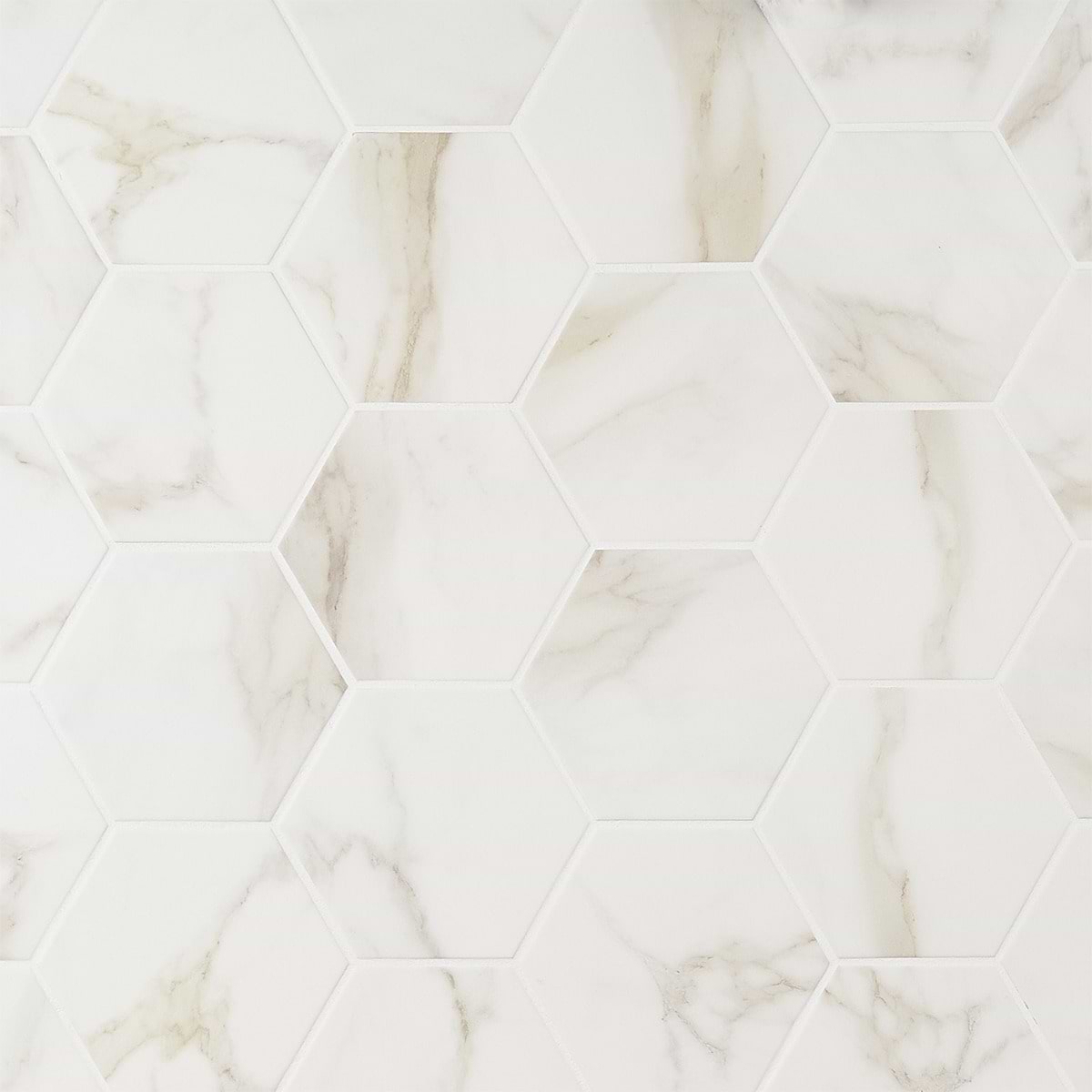 Ducale Calacatta 6” Hexagon Matte 