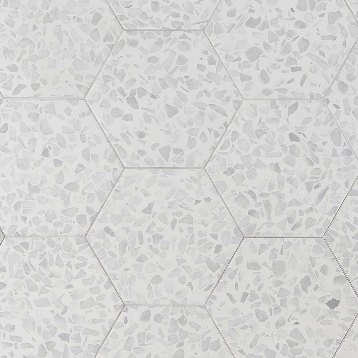 Riazza Hex Gray Matte Porcelain