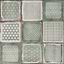 Bernalillo Deco Green 8x8 Matte Porcelain Tile