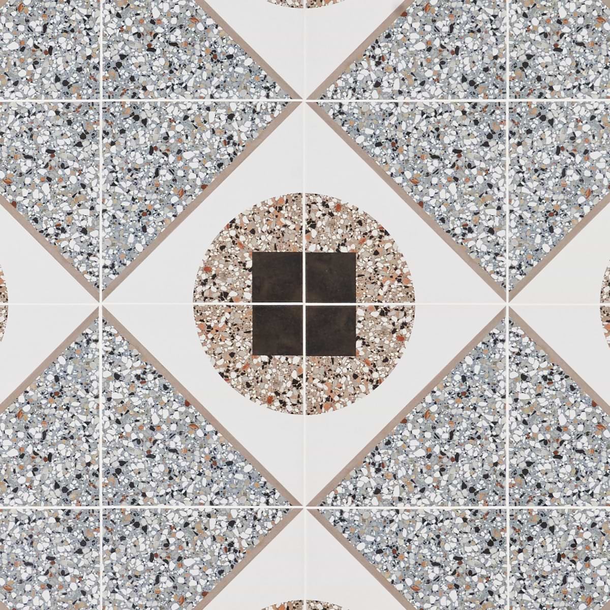 Frammenti Deco Azur 8x8 