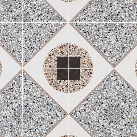 Frammenti Deco Azur 8x8 Matte Porcelain