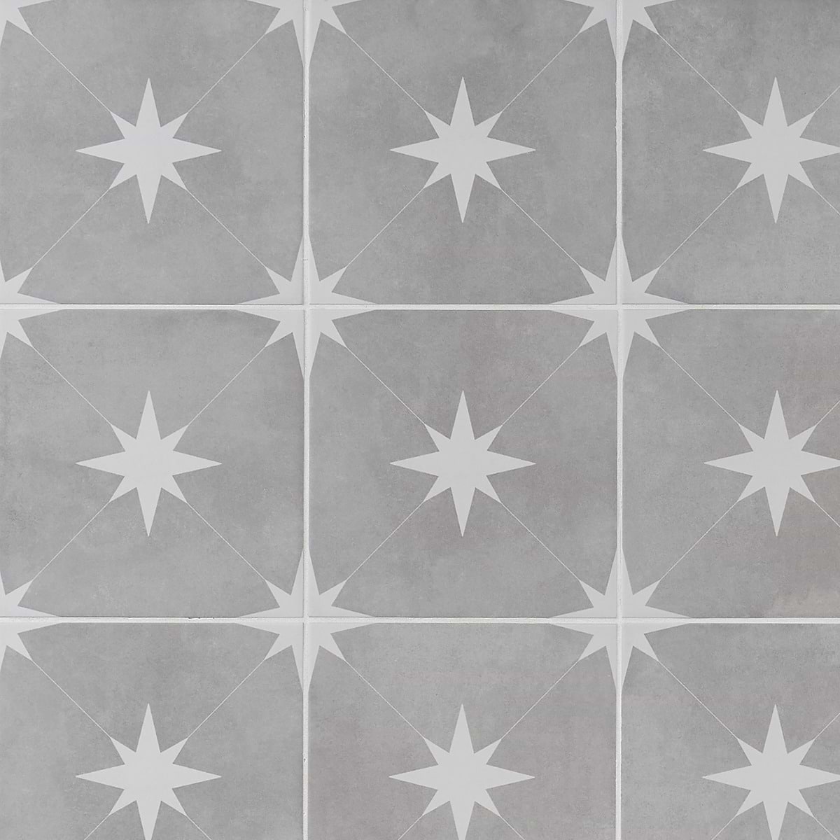 Levant Gris Gray 9x9 Matte Porcelain Tile
