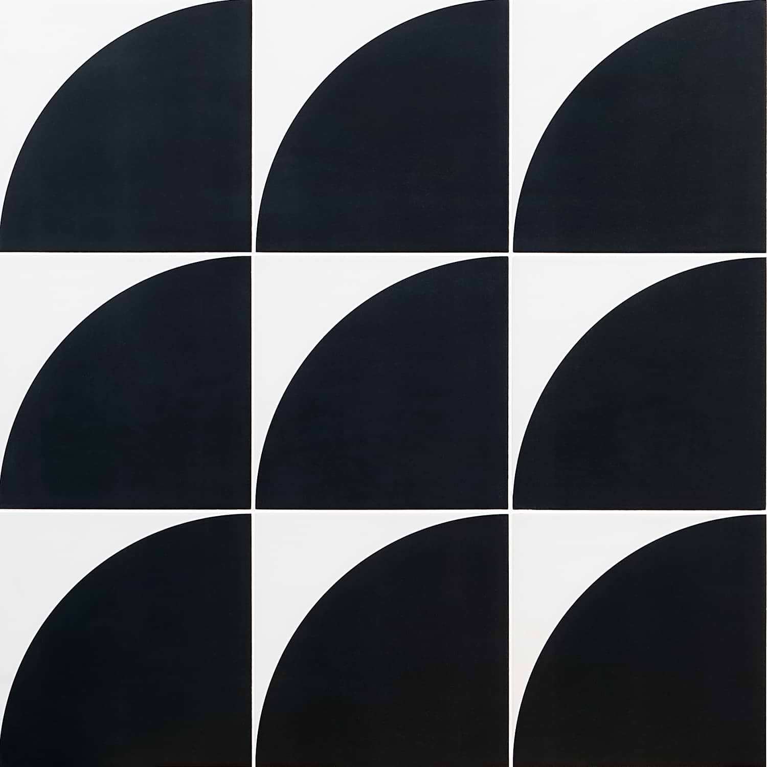 Stacy Garcia Maddox Deco Floor Black 8x8 Matte Porcelain