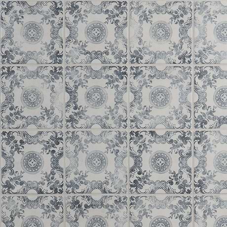 Paula Purroy Como Cala Blue 5x5 Matte Ceramic Tile
