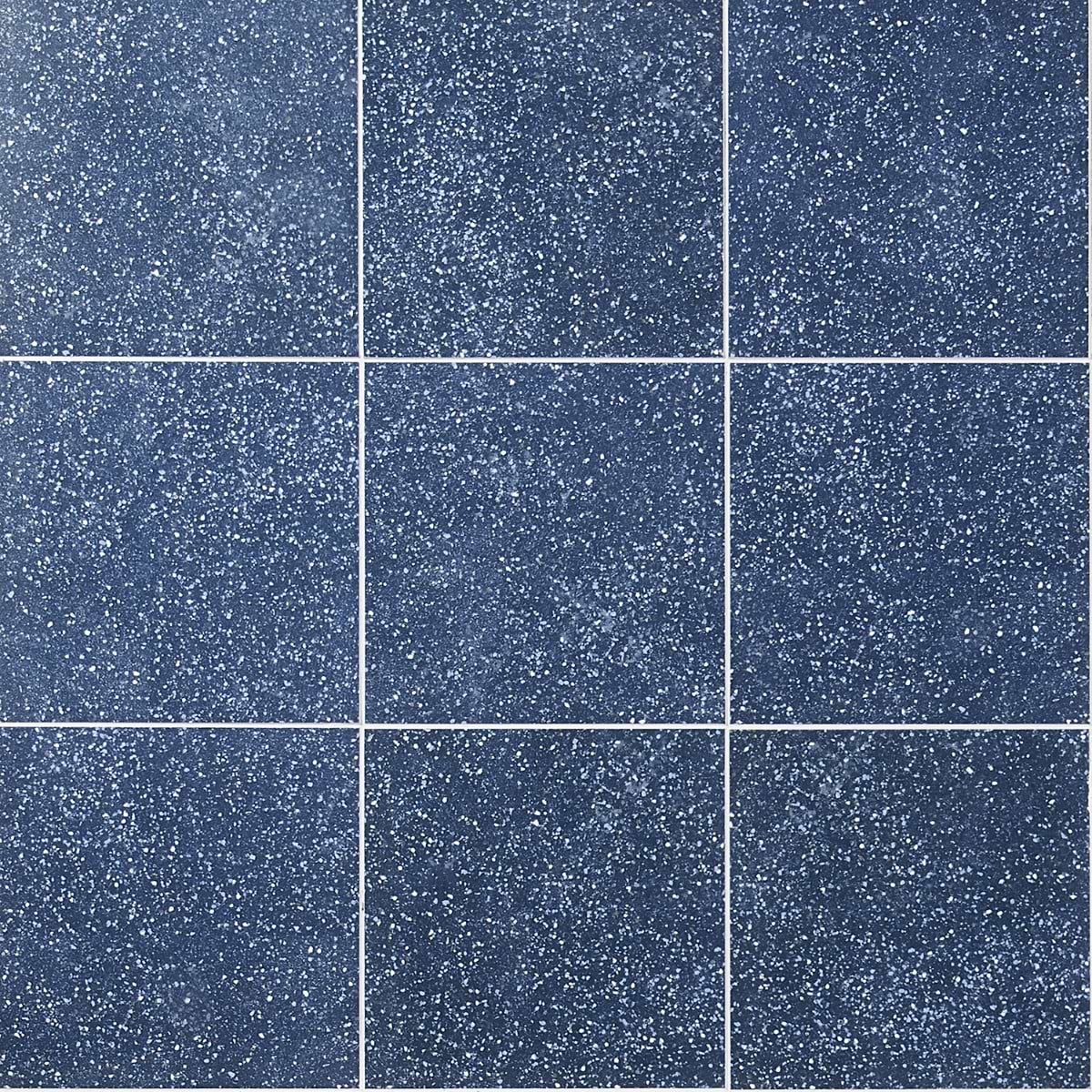 Close Out - GeoPrism Terrazzo Navy 8x8 by Elizabeth Sutton 