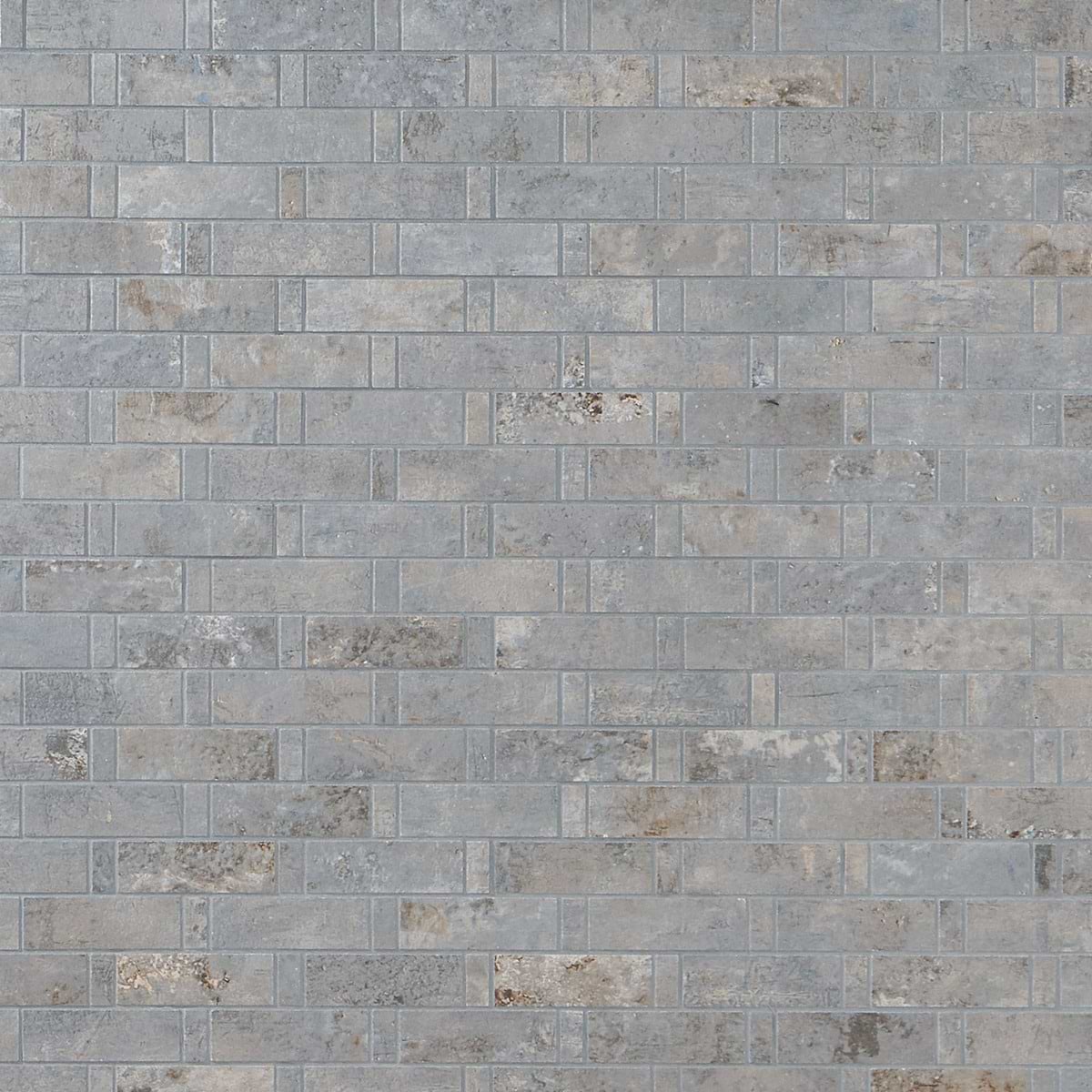 Artile Ocean Blue 1x3 Weave Matte Porcelain Mosaic Tile