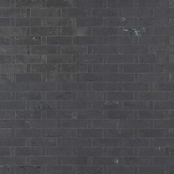 Artile Black Gold 1x3 Weave Matte Porcelain Mosaic Tile
