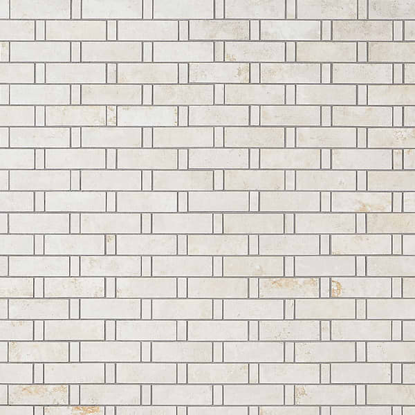 Artile Ivory 1x3 Weave Matte Porcelain Mosaic Tile