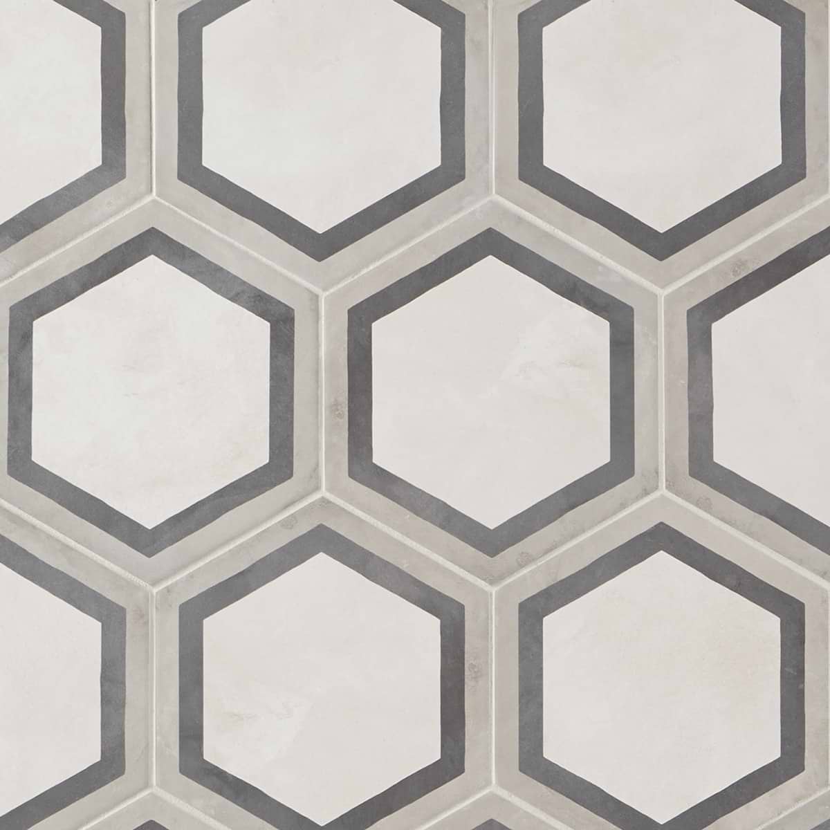 Banza Deco Sabbia Charcoal 8" Hex 