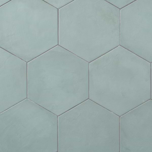 Banza Green Cielo 8" Hexagon Matte Porcelain Tile