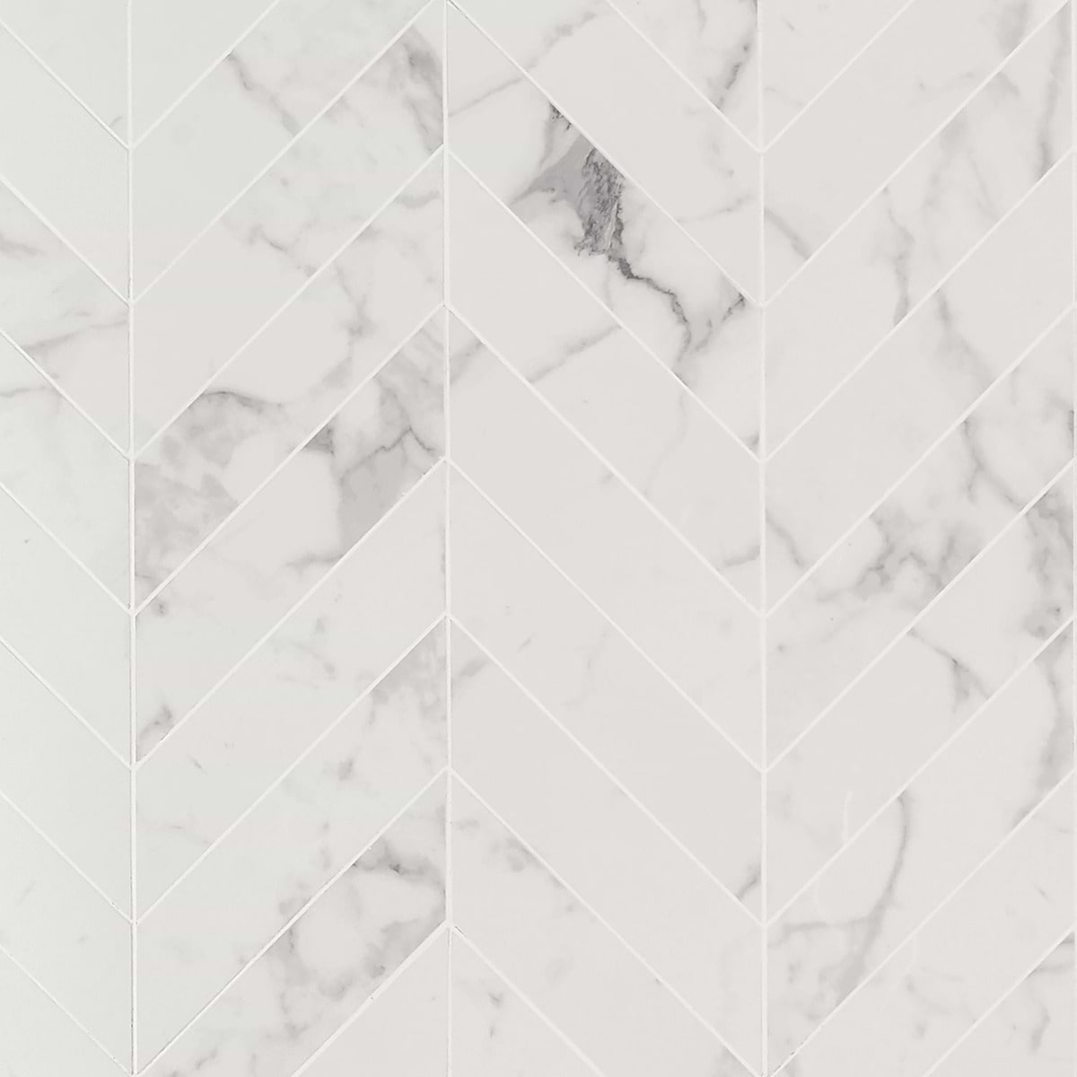 Lithe Statuario Venato 2x8 Chevron Polished 