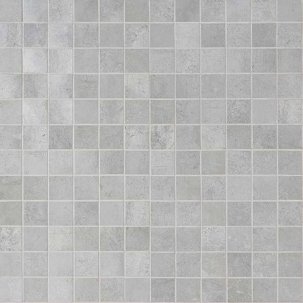 Blacksmith Excalibur Medium Gray 2x2 Matte Porcelain Mosaic Tile