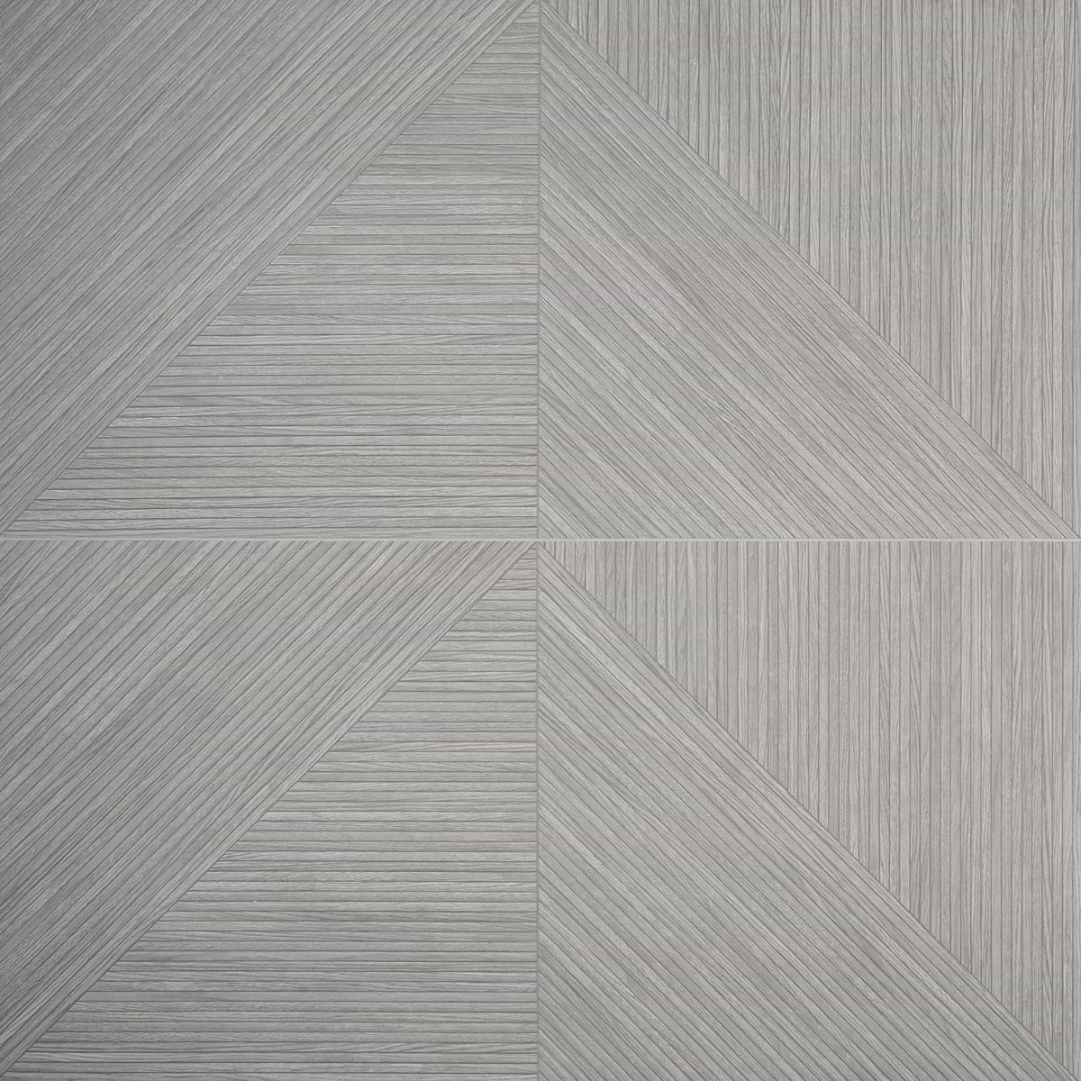 Lounge Gray 24x48 Ribbed Matte Fluted Porcelain Wood Look Tile