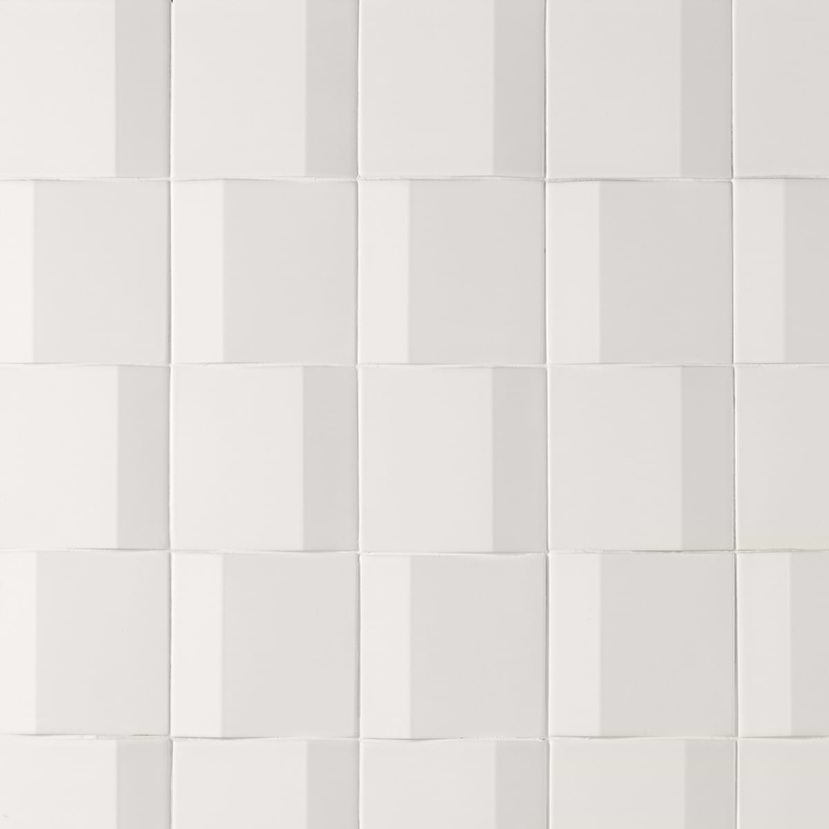 Define Edge 3D White 5x5 Matte  Porcelain