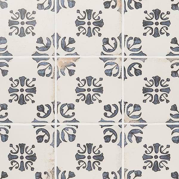 Fuego Bell Blue 9x9 Matte Porcelain Tile