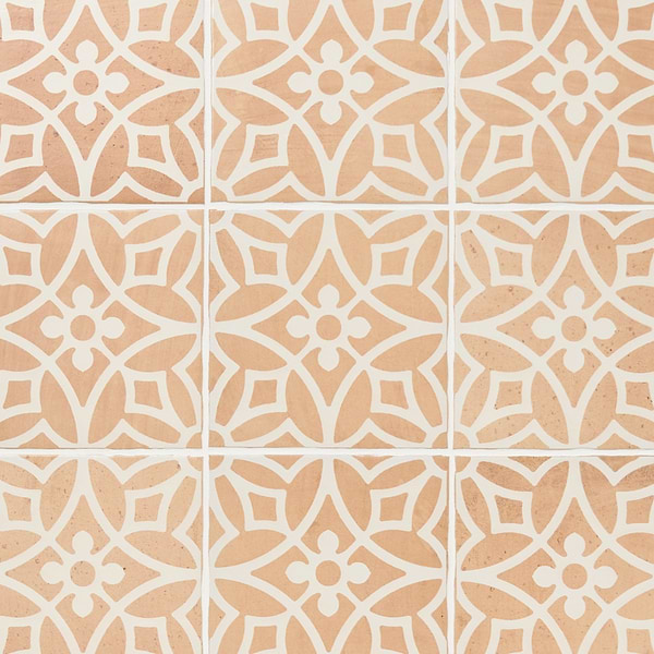 Fuego Flora Terracotta 9x9 Matte Porcelain Tile