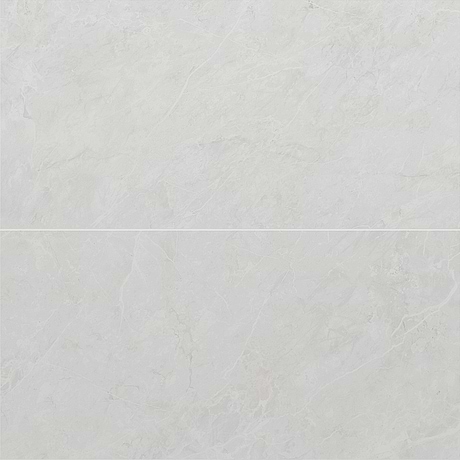 Sidra Cream White 24x48 Marble Look Matte Porcelain Tile