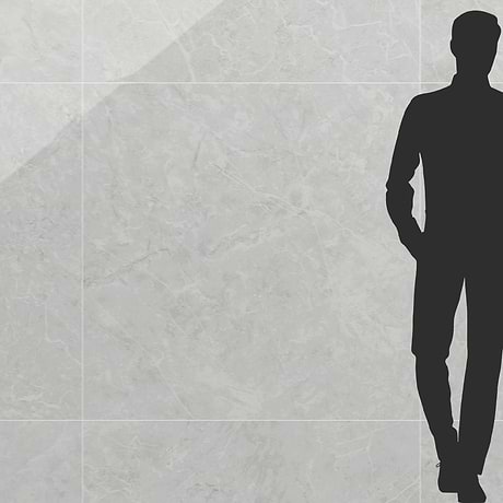 Sidra Cream White 48x48 Marble Look Polished Porcelain Tile