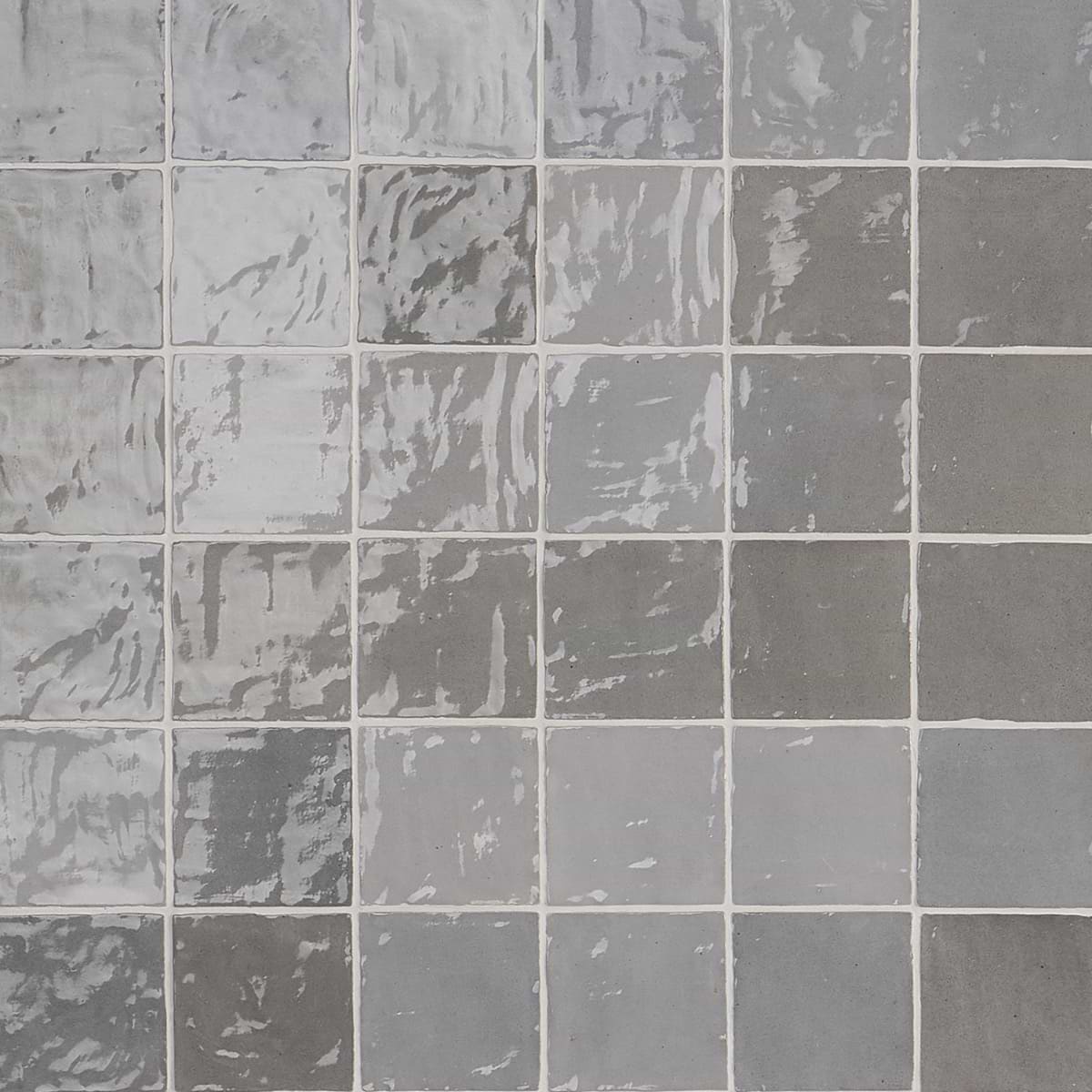 Serena Grey 4x4 Glossy Ceramic Tile
