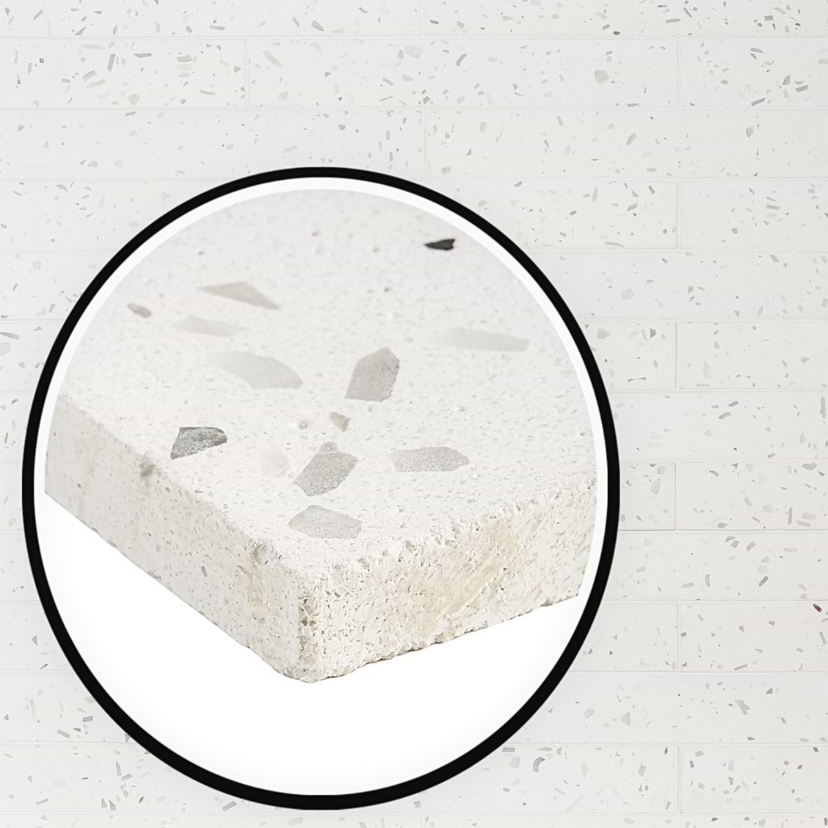 Close Out - Surf Terrazzo White 3x16 