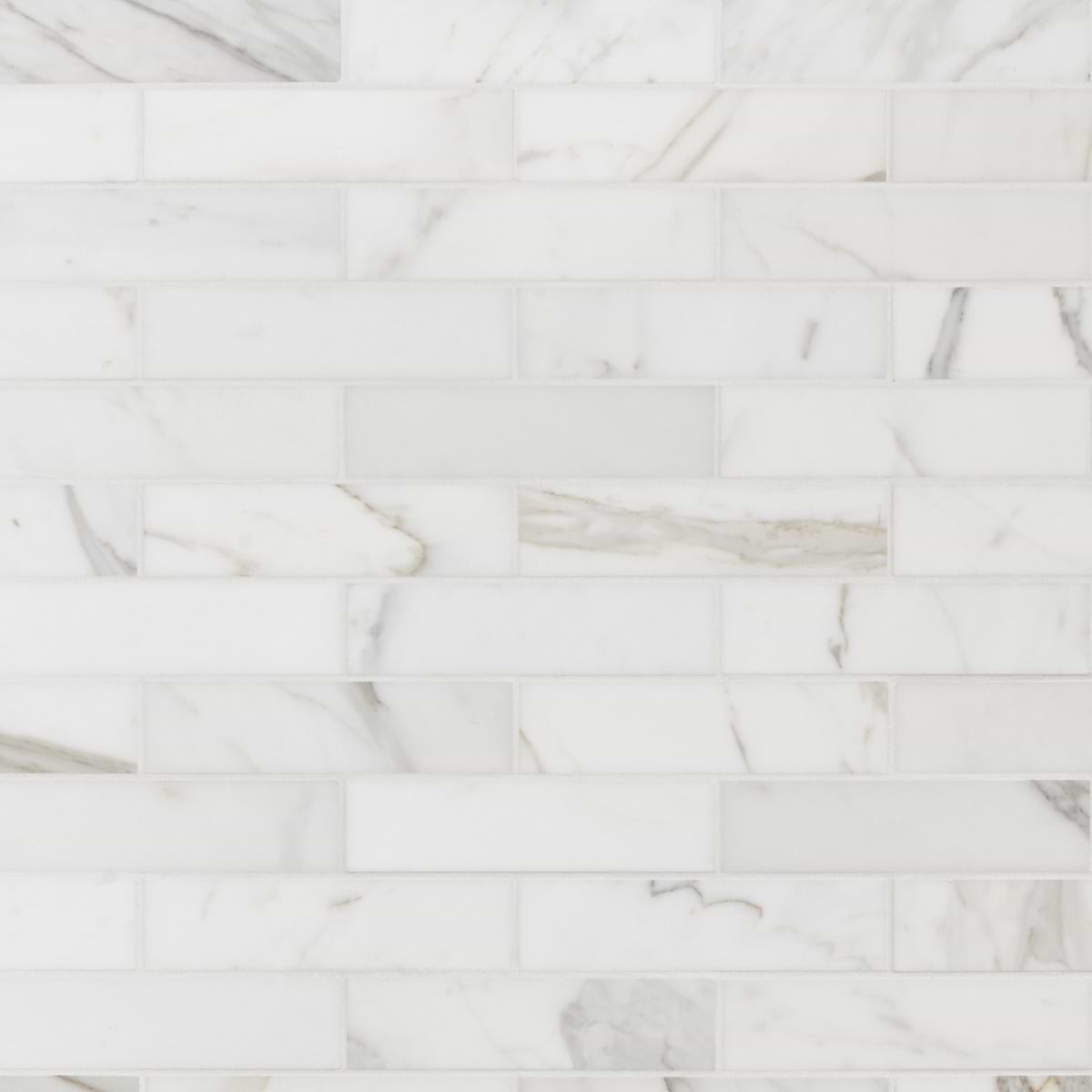 Calacatta Gold 2x8 Honed Marble Subway Tile