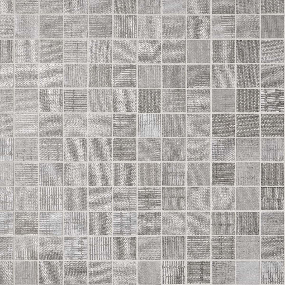 Organic Rug Dark Gray 2x2 Matte Porcelain Mosaic Tile