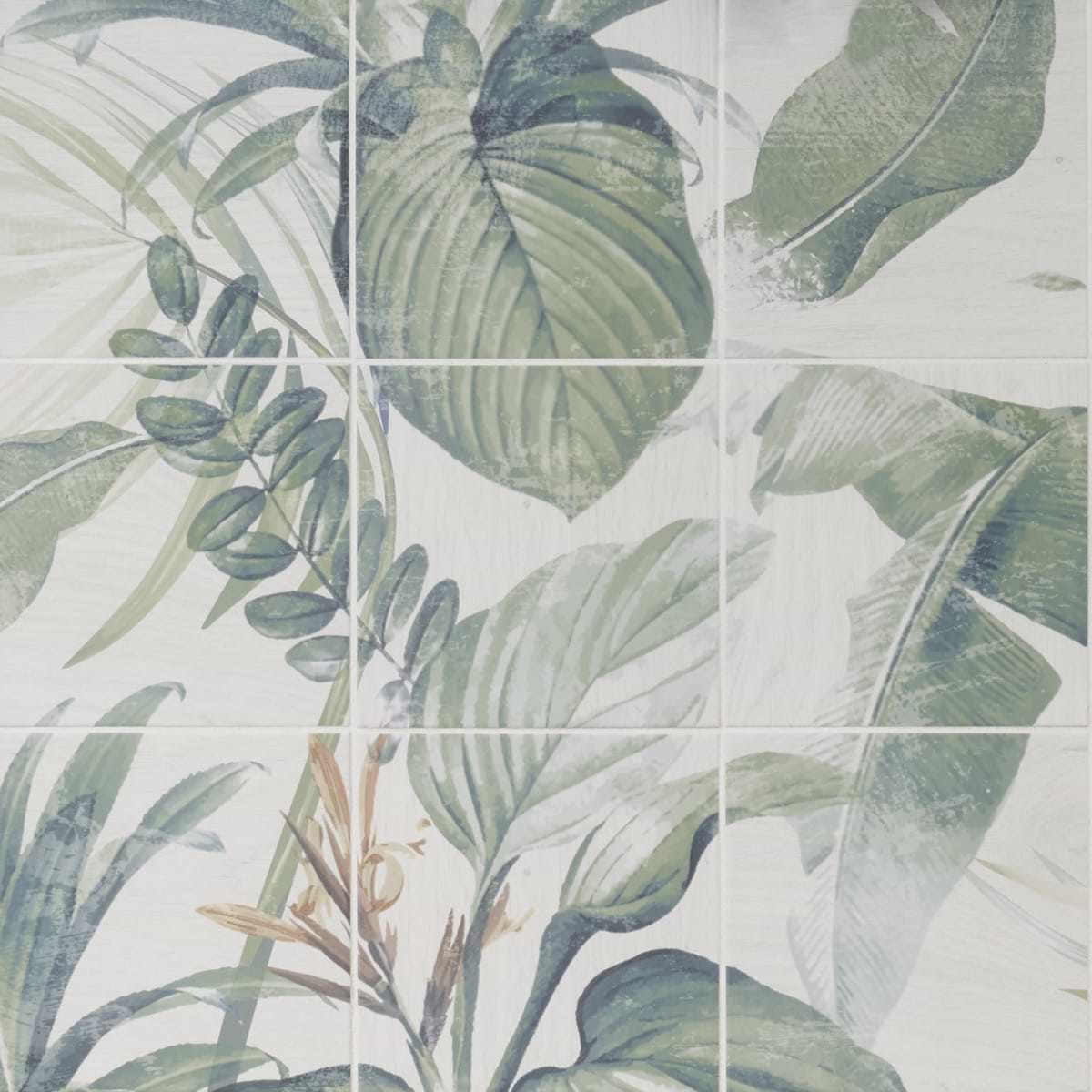 Angela Harris Florista Spring Leaves Mural 8x8 