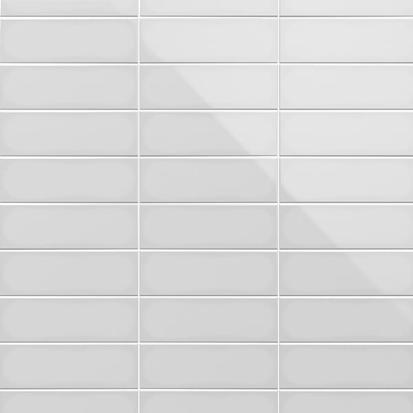 Market Street Light Gray 4X12 Polished Porcelain Tile