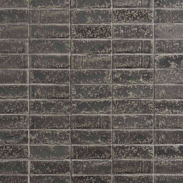 Metroville Charcoal Gray 1.5x4 Stacked Matte Porcelain Mosaic
