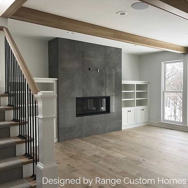 Rift Grafito 32x32 Semi-Polished Porcelain Tile