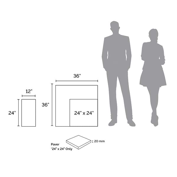 Washington Lake Beige 36x36 Natural Porcelain Tile