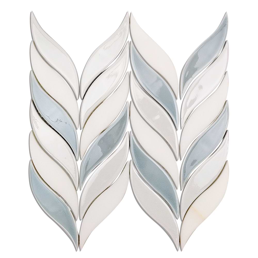 Shop Close Out - Baroque Floret Sky, Blanco & White Jade