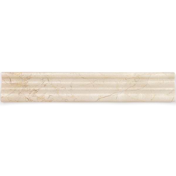 Close Out - Chair Rail Crema Marfil; in Crema Marfil Crema Marfil; for Backsplash, Bathroom Wall, Kitchen Wall, Wall Tile