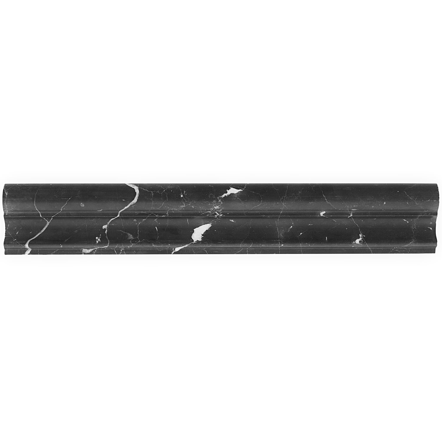 Chair Rail Nero Marquina Honed 