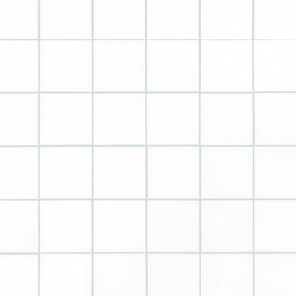 Simple White Squares Crystallized Thassos Tile