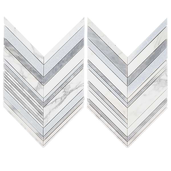 Cayuga Blue - Blue Celeste- Calacatta Gold & Aioni Grey