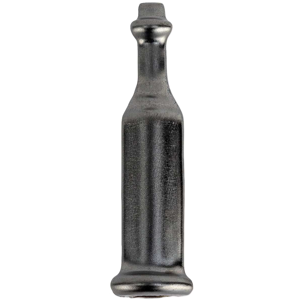 Baroque Glass Crackled Gun Metal Corner Base Molding 