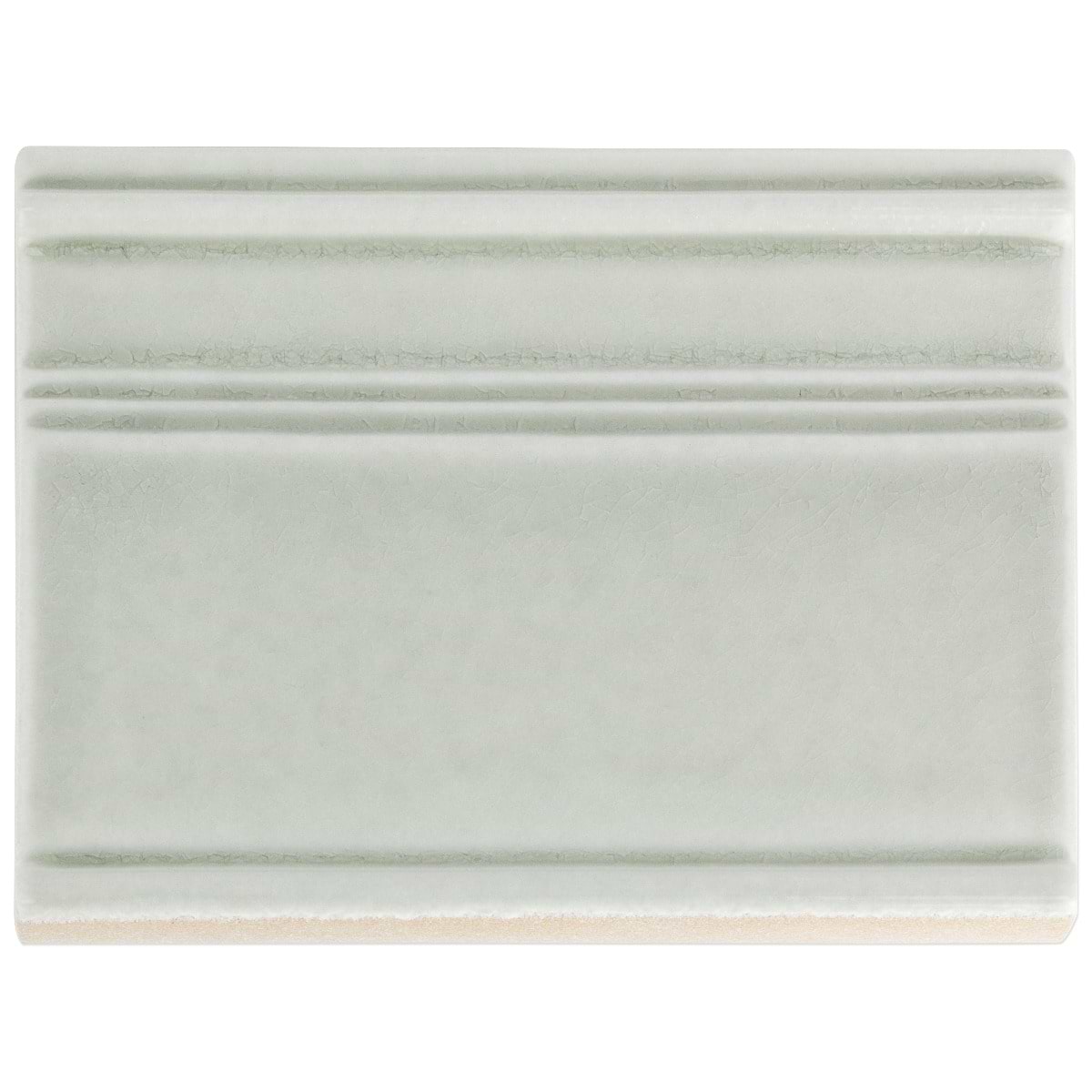 Baroque Glass Crackled Grigio Base Molding Polished Glass