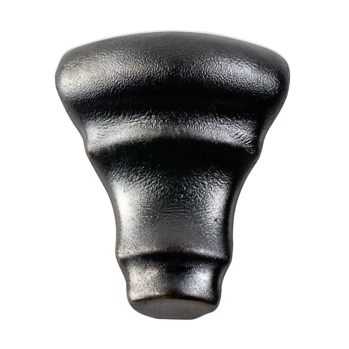 Baroque Glass Outside Gun Metal Corner for Chair Rail Matte Glass