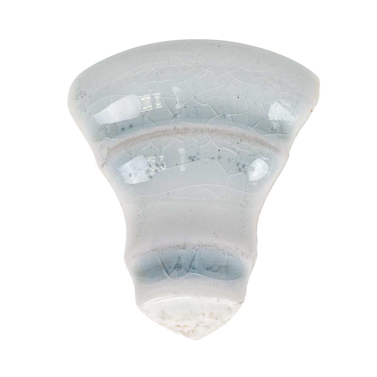 Baroque Glass Crackled Outside Sky Corner for Chair Rail Polished Glass