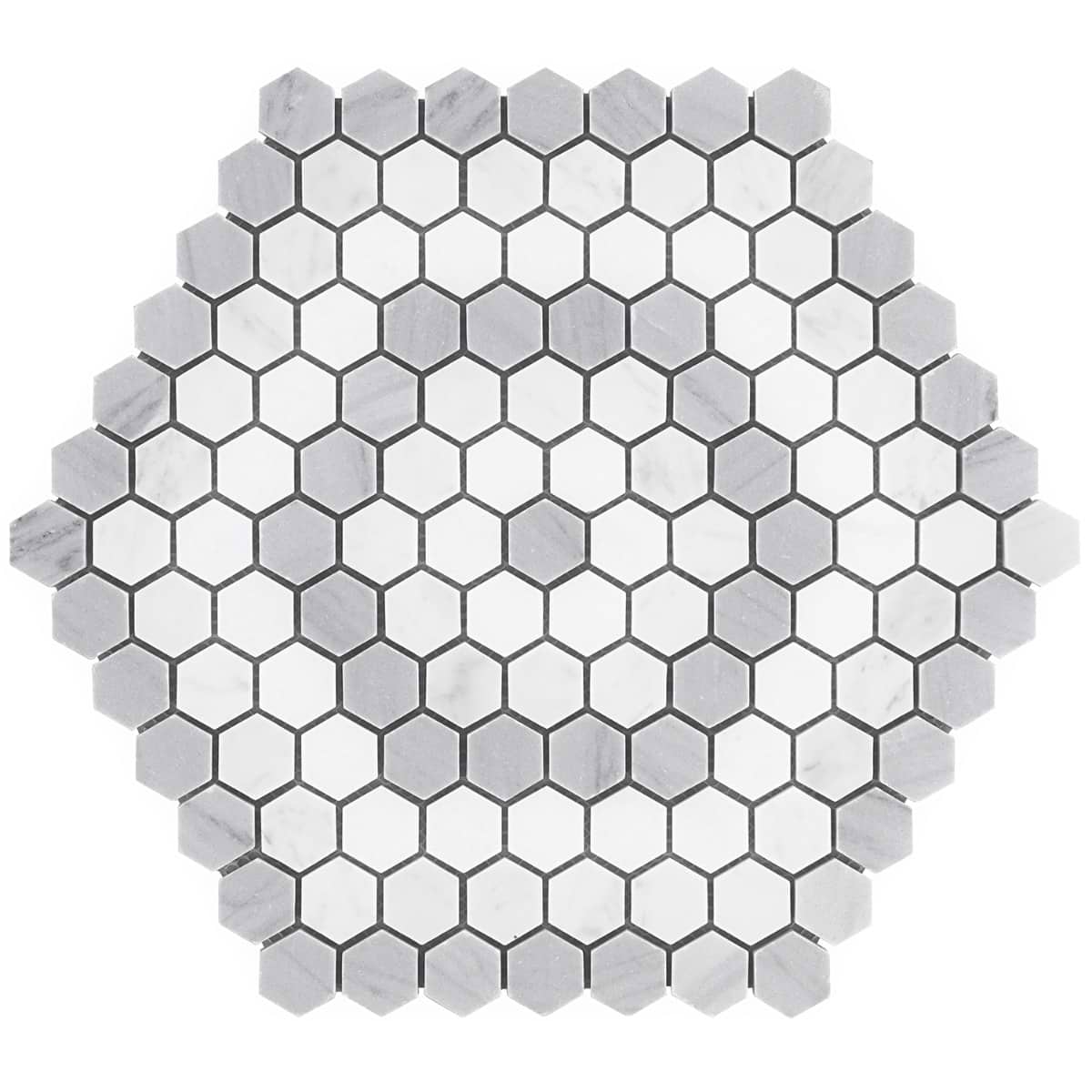 Shop Helios Honeycomb Gray & White | SohoStudioCorp.com