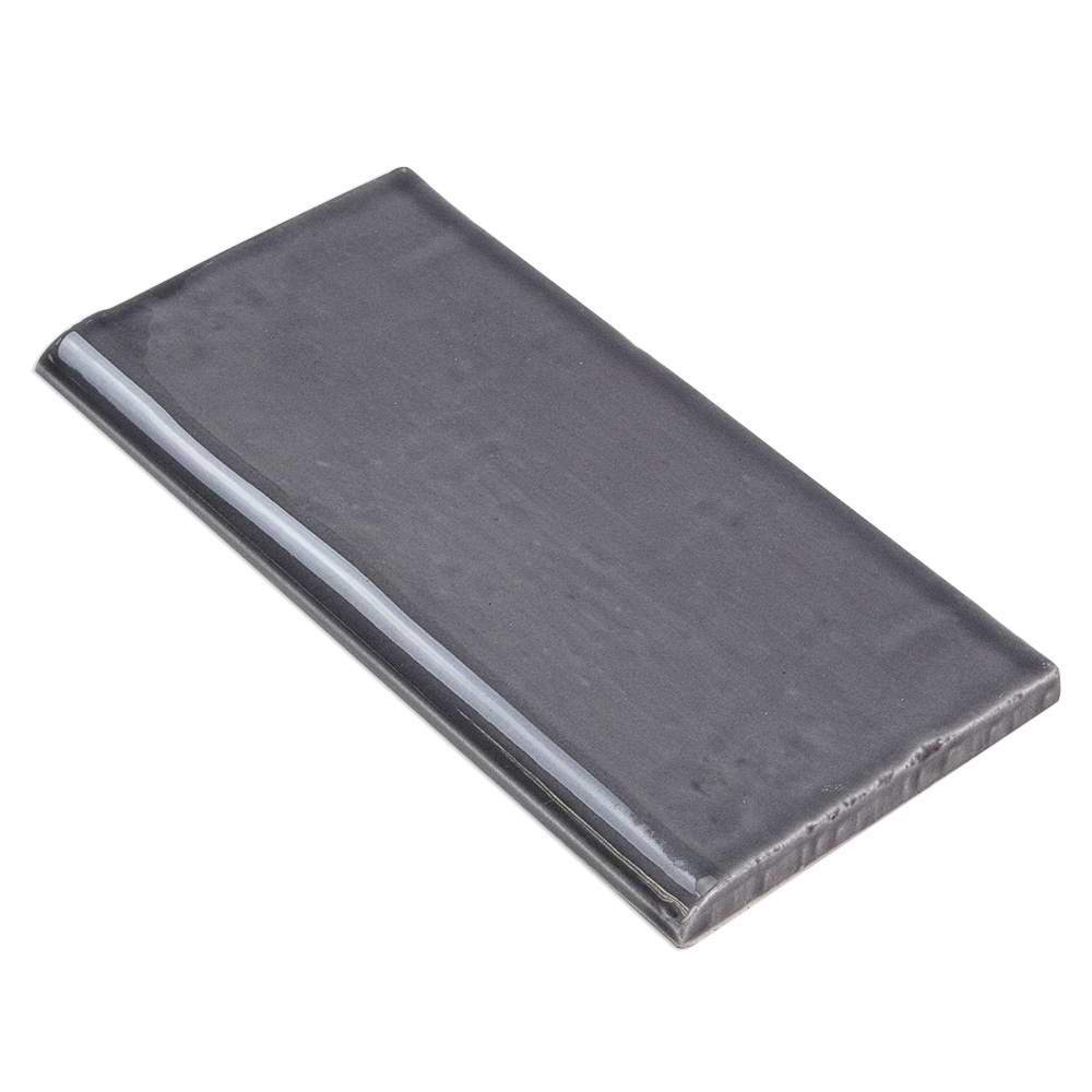 Masia 3x6 Bullnose Gris Oscuro 