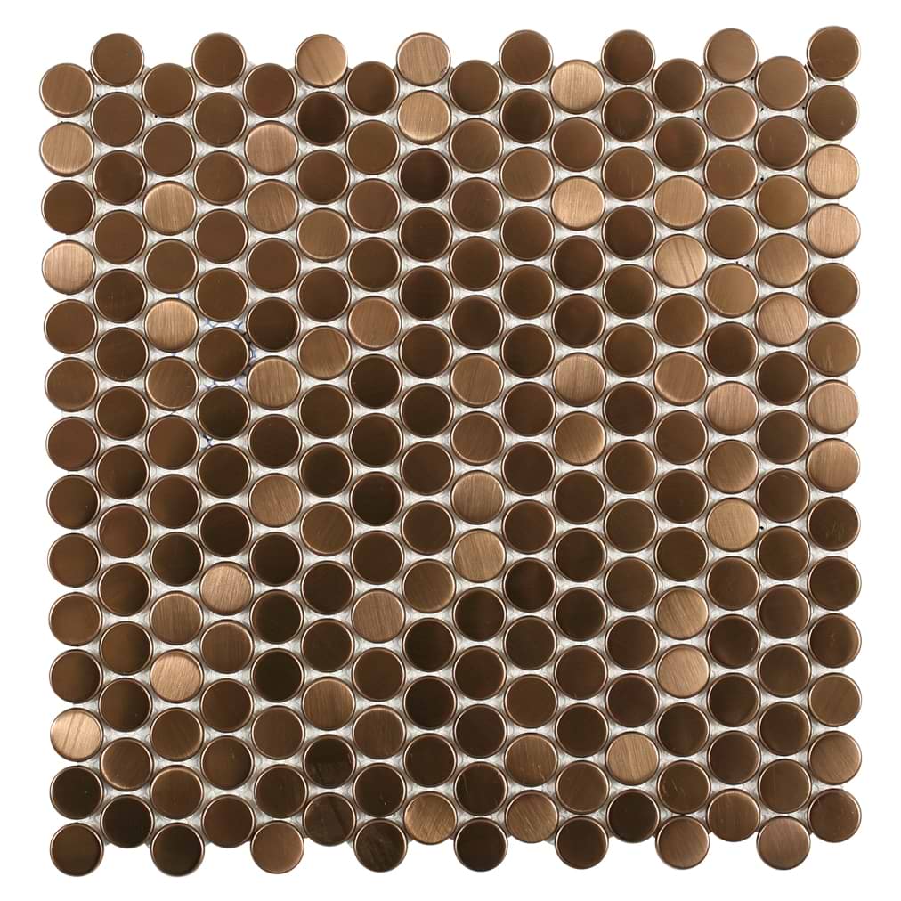 Metal Copper 3/4 Circles 
